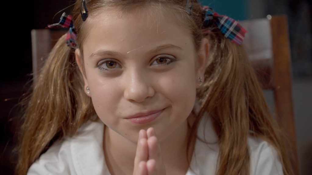 emma still shot smirking in enchantrum